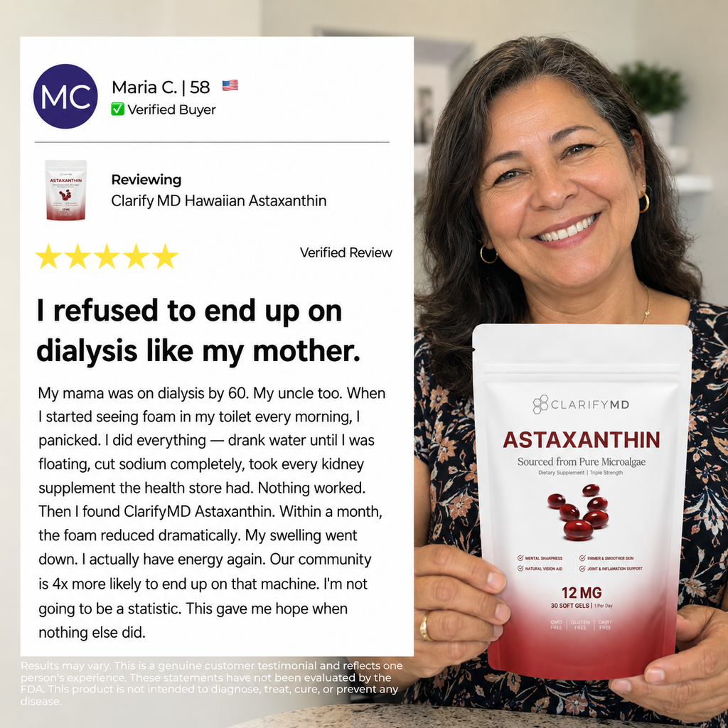 ClarifyMD Astaxanthin 12mg Softgels – Full Body & Brain Cellular Protection For Healthy Ageing