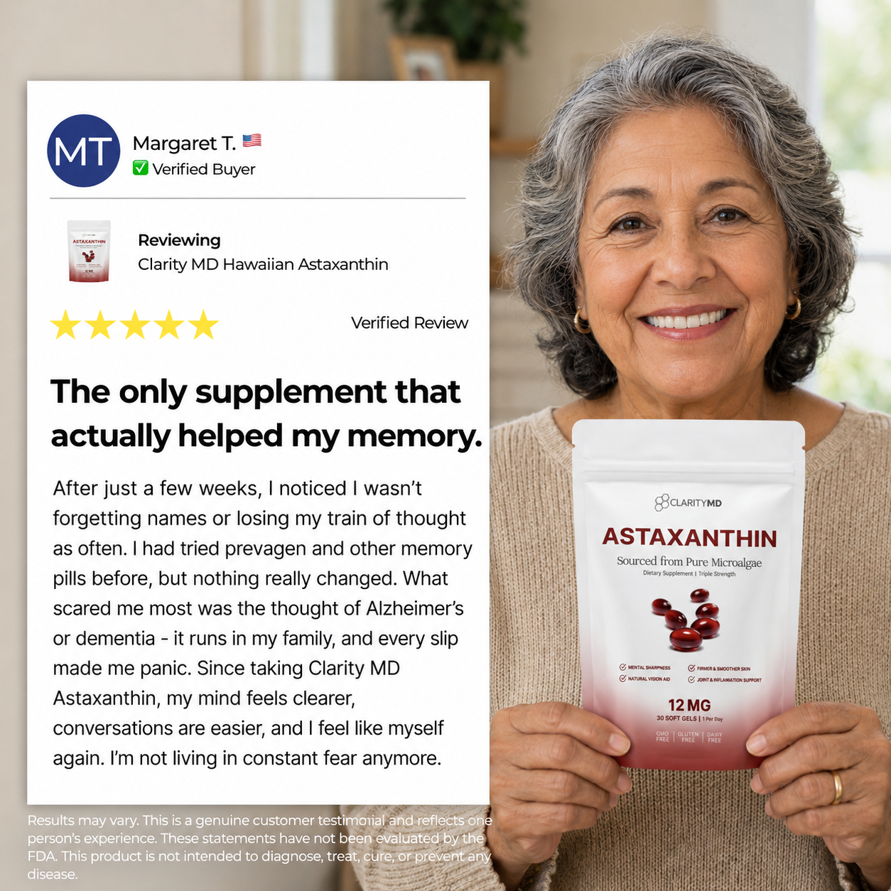 ClarifyMD Astaxanthin – Naturally Fights Oxidative Stress To Restore Balance Inside and Out